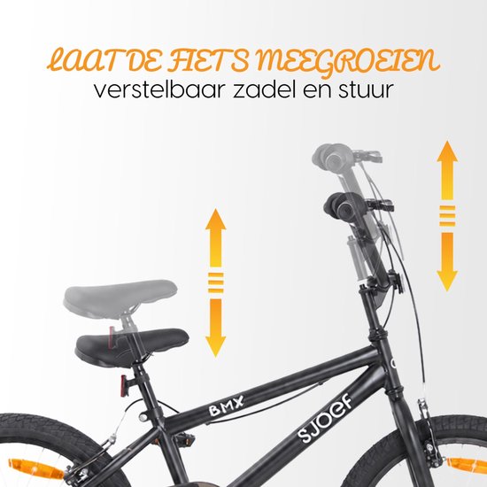 SJOEF BMX 20 inch - Mat Zwart van SJOEF — afbeelding 5