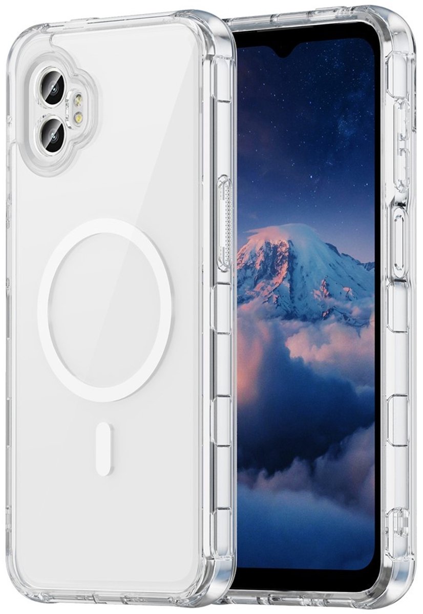 Coverup Hoesje - Geschikt voor Samsung Galaxy Xcover 7 Pro Hoesje - Coverup Clear TPU Back Cover - MagSafe Compatible - Transparant