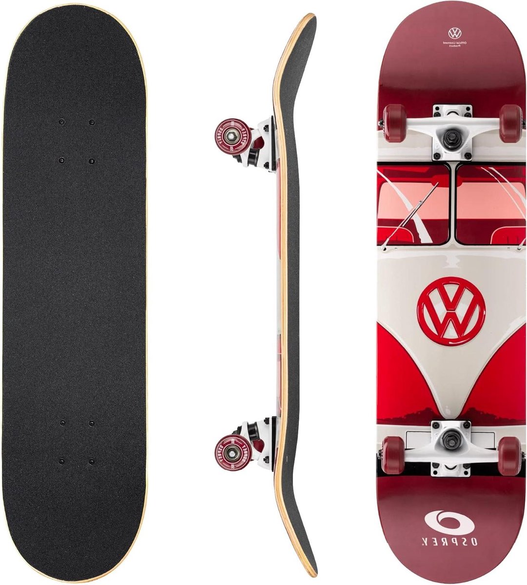 Dubbel Kick Skateboard Beginner Skateboard Trick Uitvoeren 5-laags Esdoorn Kern 79 x 20 cm VW 1