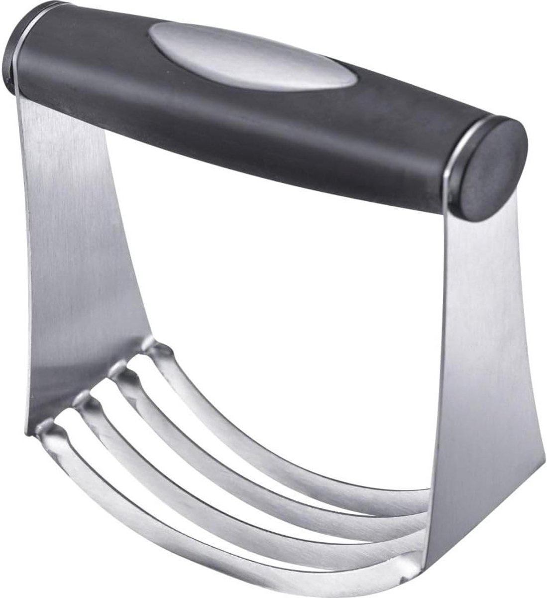 Deegkneder - Deegmixer - Deeg Mengen - Roestvrij Staal - 17 cm - Zilver