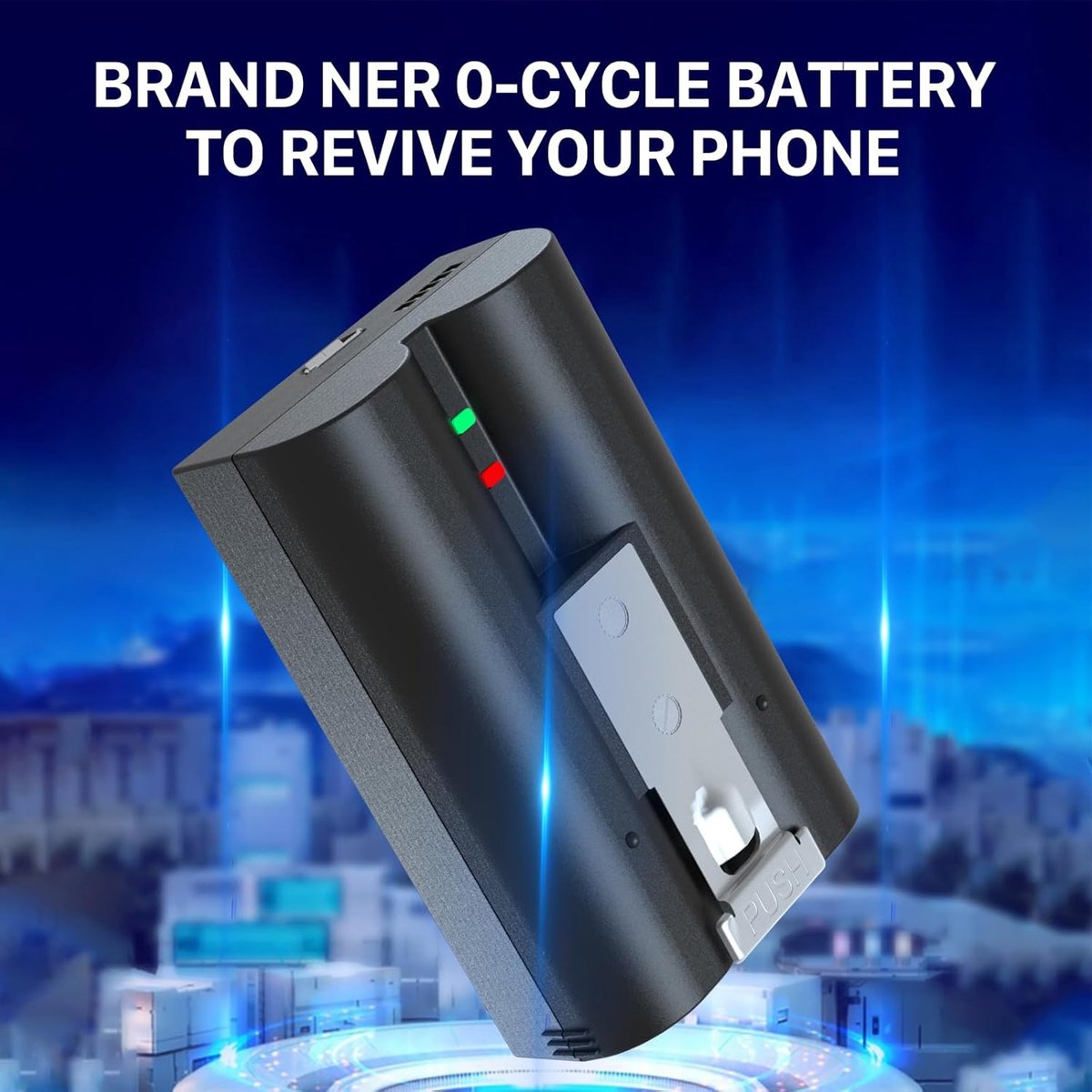 SnelShoppen - Pack of 2 V4 Batterijen voor Video Ring, 7200 mAh Hoge Capaciteit Li-ion Vervangingsbatterijen, Compatibel met Video Deurbellen 2/3/4, S – foto 3