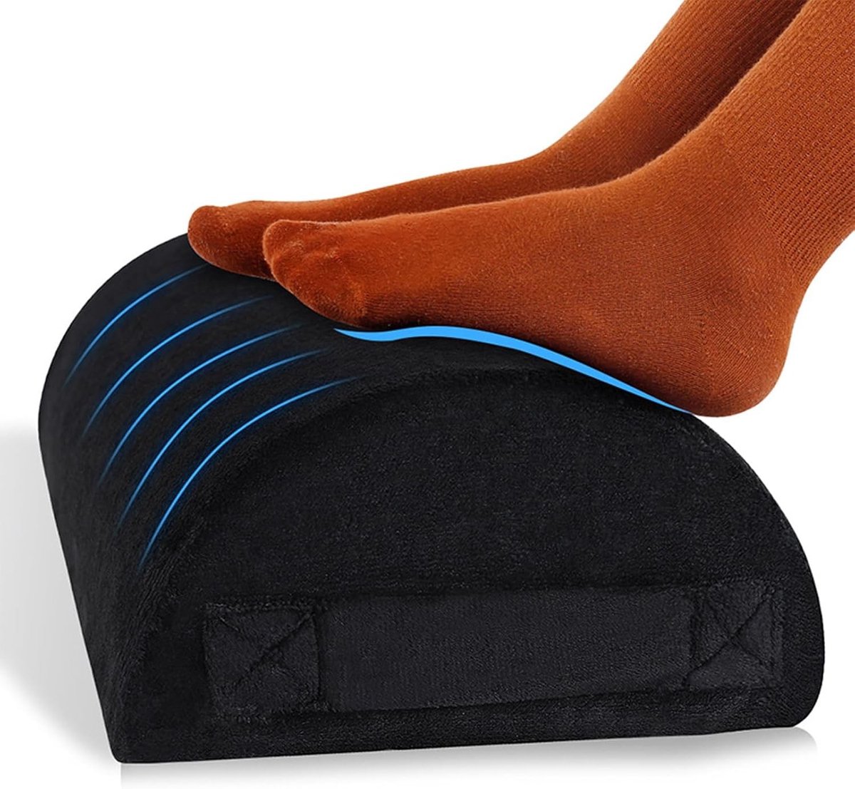 Ergonomische Voetensteun voor Onder Bureau, Geheugenfoam Voetensteun voor Thuis, Kantoor en Auto, Comfortabel en Ondersteunend Accessoire voor Gaming en Werk