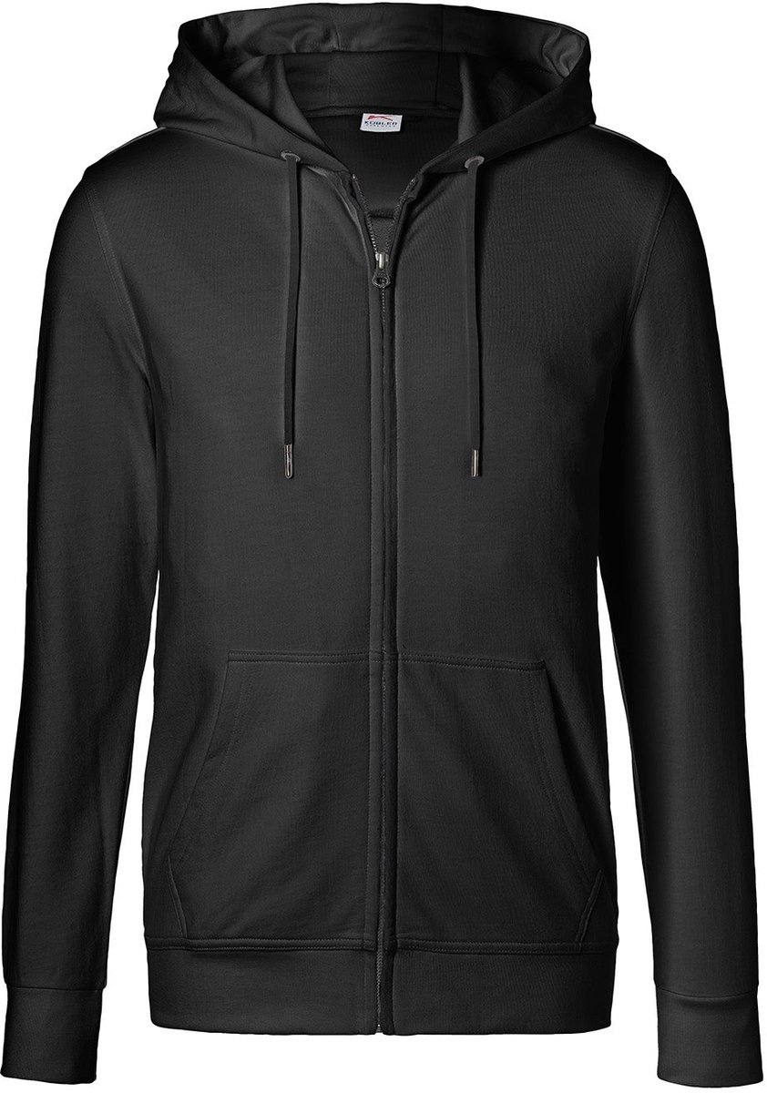 KÜBLER 50226330 Hoodie Rits Werktrui HEREN Veiligheidstrui Zwart - Oeko Tex Gecertificeerd - 50% Katoen 50% Polyester