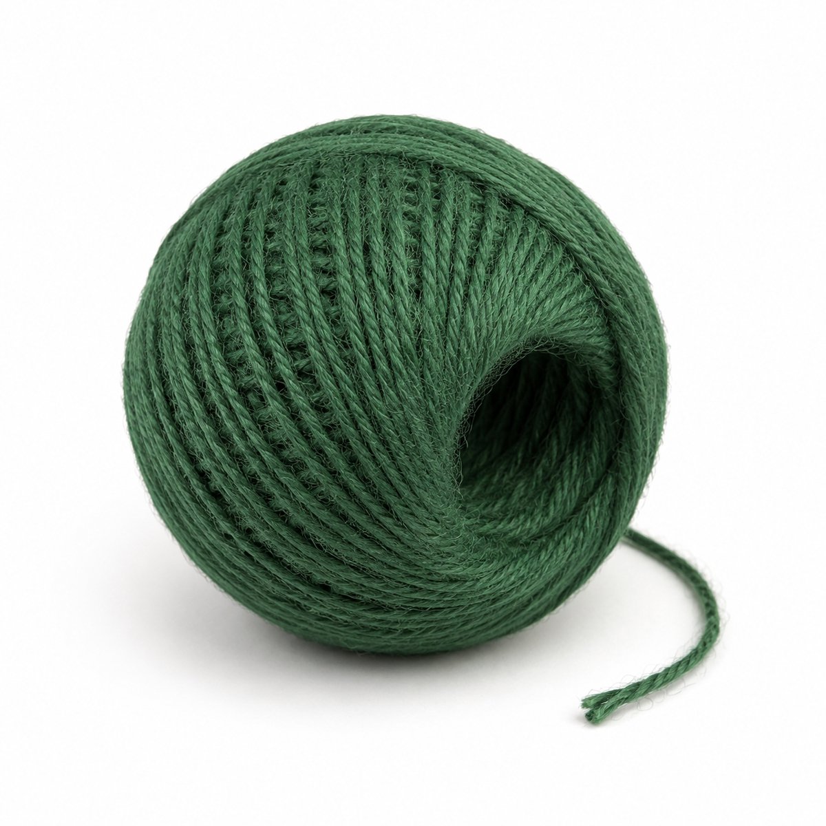 VHV - Tuinbindtouw - Jute Touw 100 m x 3 mm - Groen - Voor Planten en Cadeaus