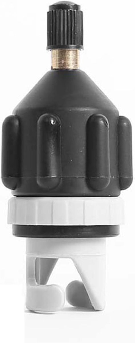 Opblaasbare Pomp Adapter - Watersport Ventiel - Boot Opblazen - Snel Luchten - 11.8 cm - Zwart