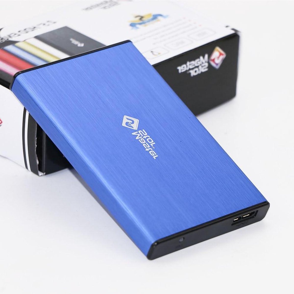Externe Harde Schijf - Draagbare Opslag - Bestanden Opslaan - Supersnelle USB 3.0 - 1 TB - Blauw