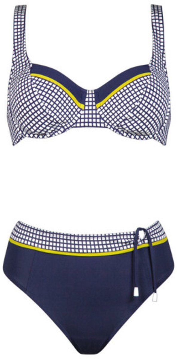 Lidea Squares Bikini Blauw 40 E