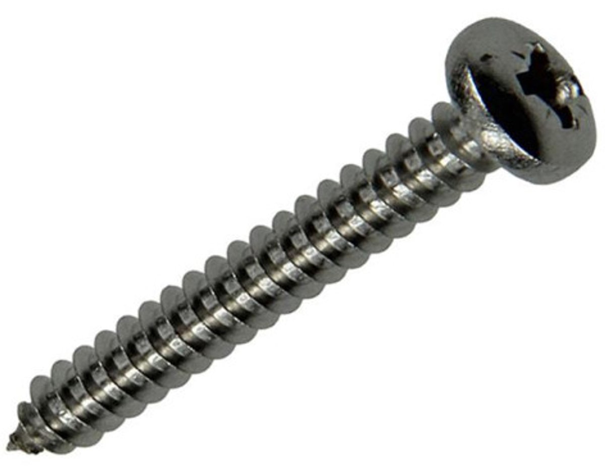 Mack Zelftappende RVS Schroef 8 stuks 4,2 x 32 mm