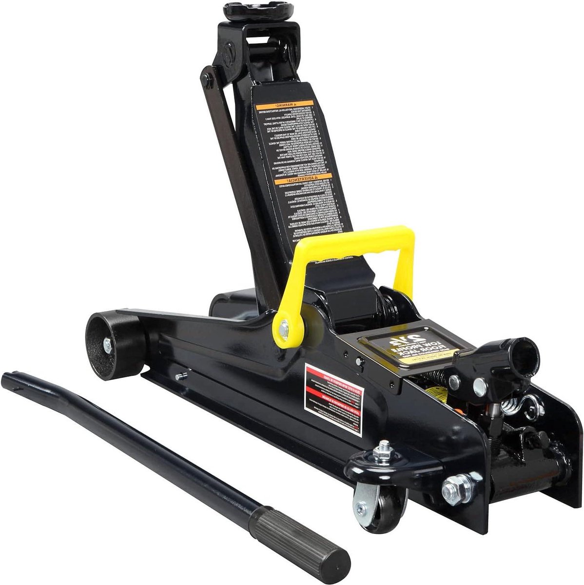 Hydraulische Krik - Vloer Krik - Auto Onderhoud - Lage Profiel - 2.5 Ton Capaciteit - Zwart