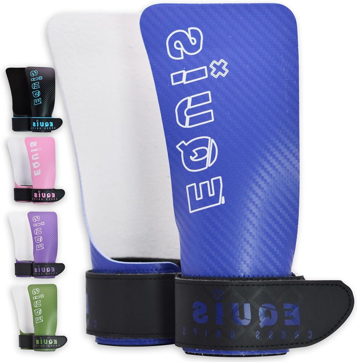 Sport Handgrepen - Fitness Beschermers - Intensieve Training - Verstelbare Polsband - One Size - N-blauw