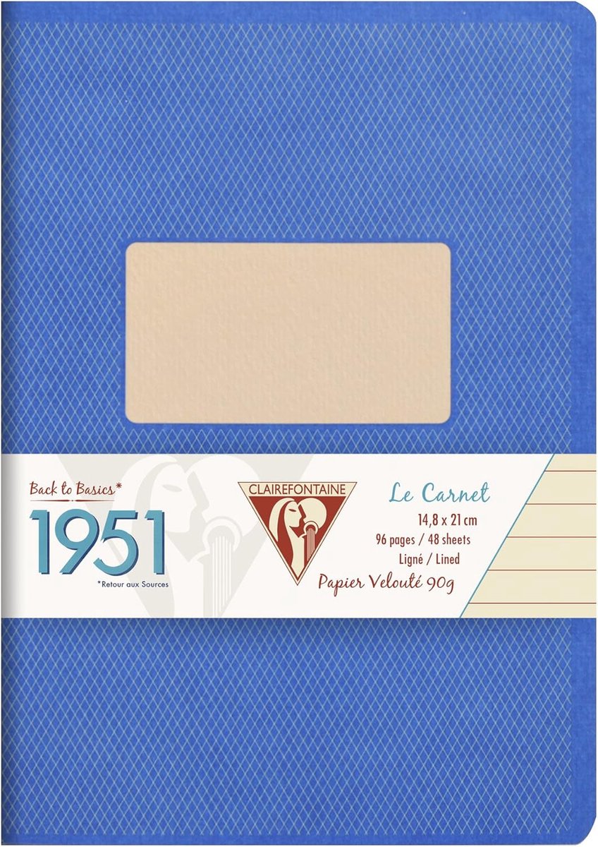 Thijox - Geniet Schrift A5 14,8x21 cm - 96 Gelijnde Pagina's - Wit 90 g Papier - Vintage Design - Schrijfcomfort voor School, Werk en Creatieve Projec