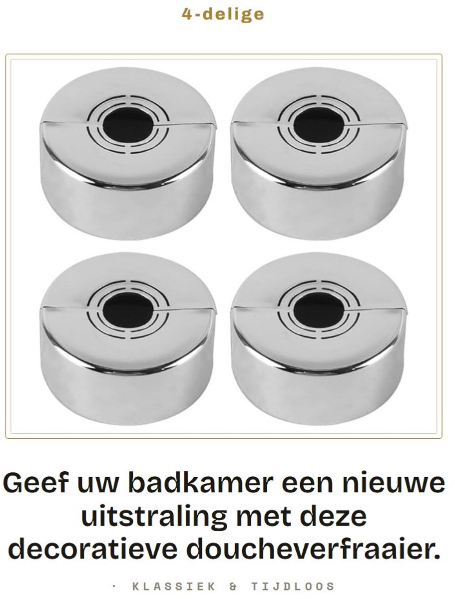 Dailygoods - 4-delige Doucheverfraaier voor Kraandecoratie