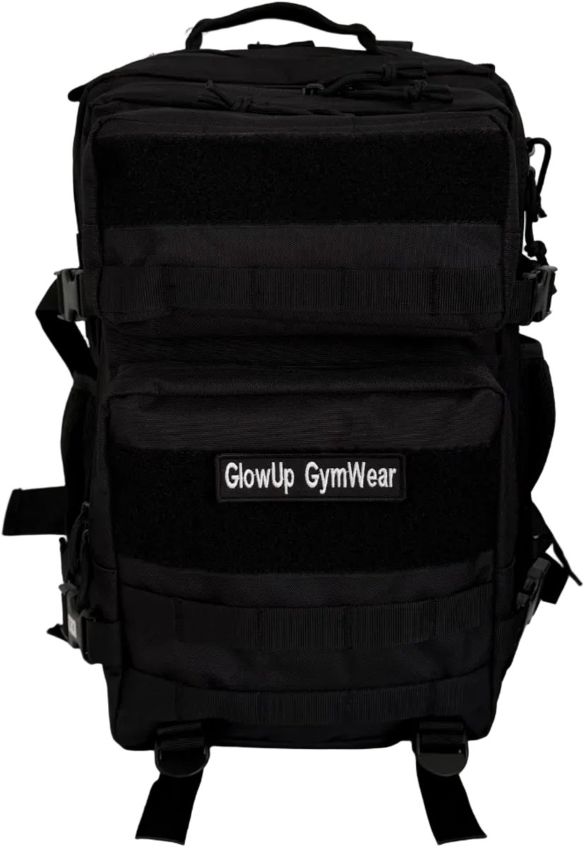 GlowUp Tactical Rugzak 25L Zwart - Hyrox Backpack Dames & Heren - Geschikt voor Patches - Fitness & CrossFit Rugzak - Laptopvak – foto 2