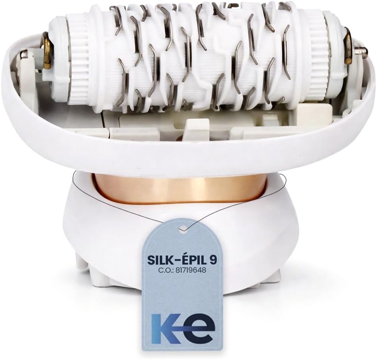 Thijox - Reservekop voor Epilator, Compatibel met Silkepil 9 Flex, Flexibele Hoofd, Micro-Grip Technologie met 40 Pincetten voor Perfecte Ontharing