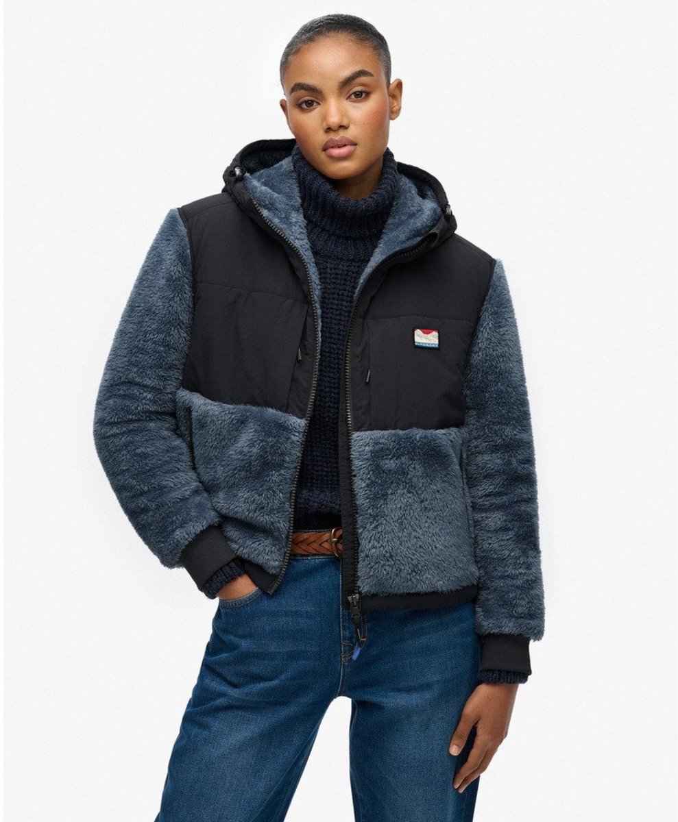 Superdry Jas Super Soft Hybrid Zwart