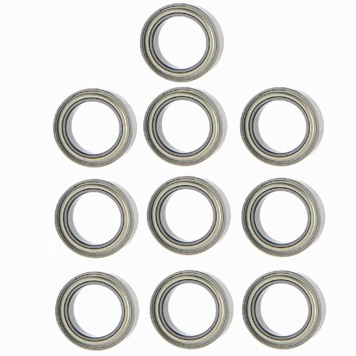 Diepe Groef Kogellagers - Hoge Snelheid - Staal Lager - 6808ZZ - 40mm x 52mm x 7mm - 10 stuks - Kogellagers - Lager - 6808ZZ