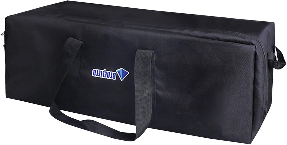 Waterdichte Duffle Bag Holdall Lichtgewicht Reistas voor Sport, Gym en Outdoor Activiteiten - Verkrijgbaar in 55L, 80L, 100L en 150L - Multifunctionele Weekender Tas voor Mannen en Vrouwen in Zwart