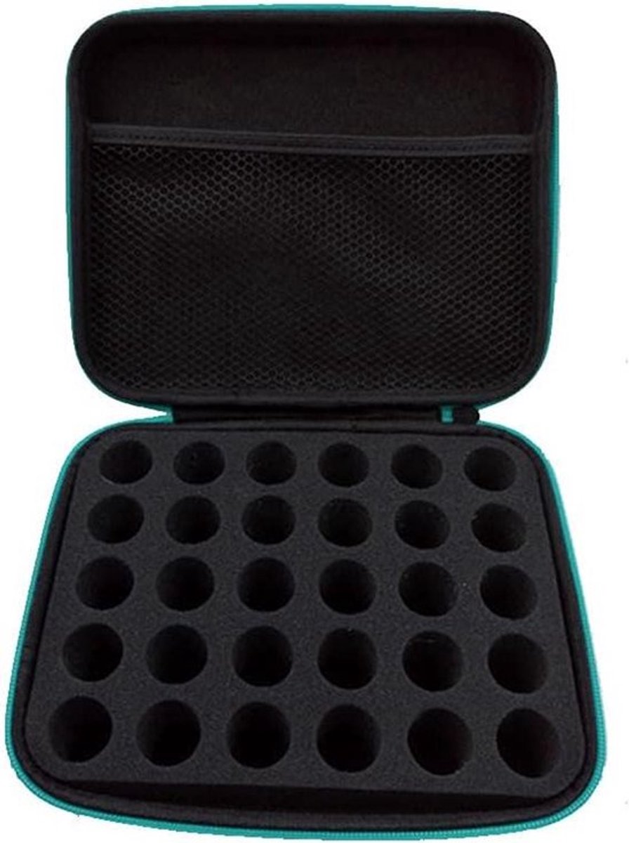 Opbergdoos - Sieraden - Blauw - DIY - Ambachtelijke - Geschikt voor Diamant Schilderijen - Blauw Opbergdoos Borduurwerk - 30 Flessen - Kunstnijverheid - Accessoires - Organizer