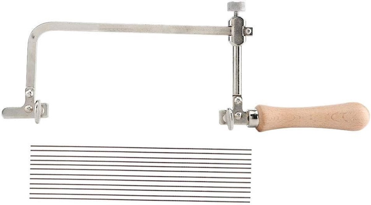 Scrollzaag Frame Kit voor Houtbewerking - Verstelbare Zaag voor Metaal en Hout, DIY Gereedschap voor Sieradenmaken en Naaien