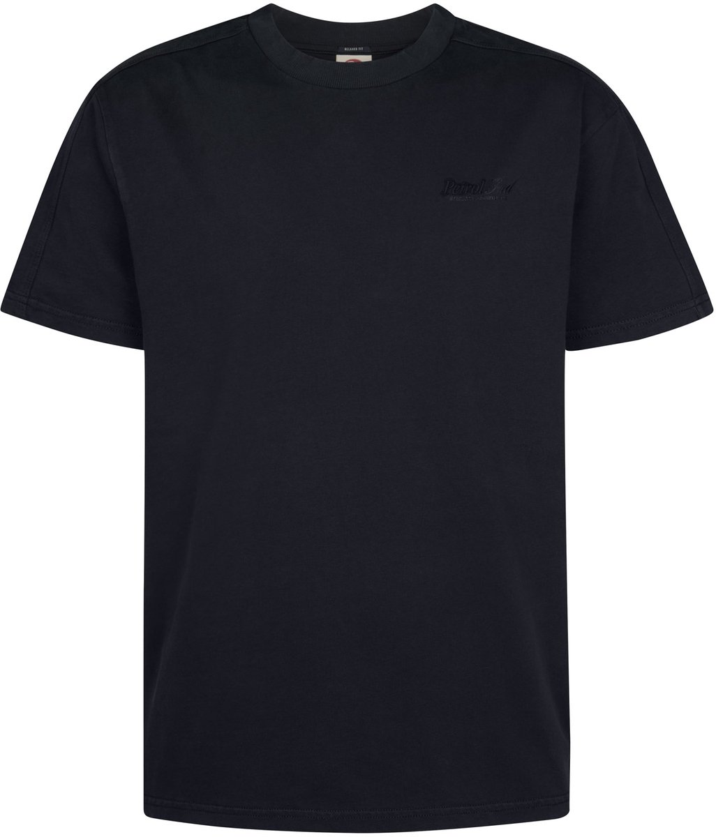 Petrol Industries - Heren Logo T-shirt tanner - Zwart - Maat L