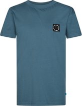 Petrol Industries - Jongens Relaxed katoenen T-shirt millpath - Blauw - Maat 140