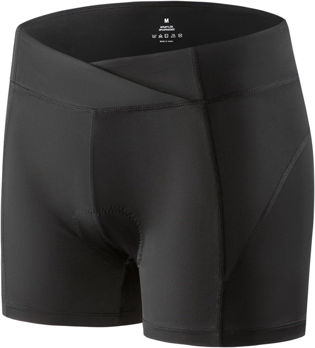 Dames Fietsondergoed met Padding, Ademend en Comfortabel voor MTB en Fietsen, Korte Fietsshorts en Ondergoed