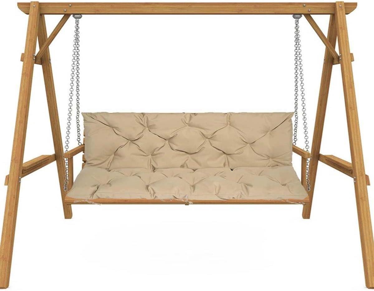Tuinschommelkussen - Bankkussen buiten - Comfort verhogen - Waterdicht polyester - 150x50cm - Kaki
