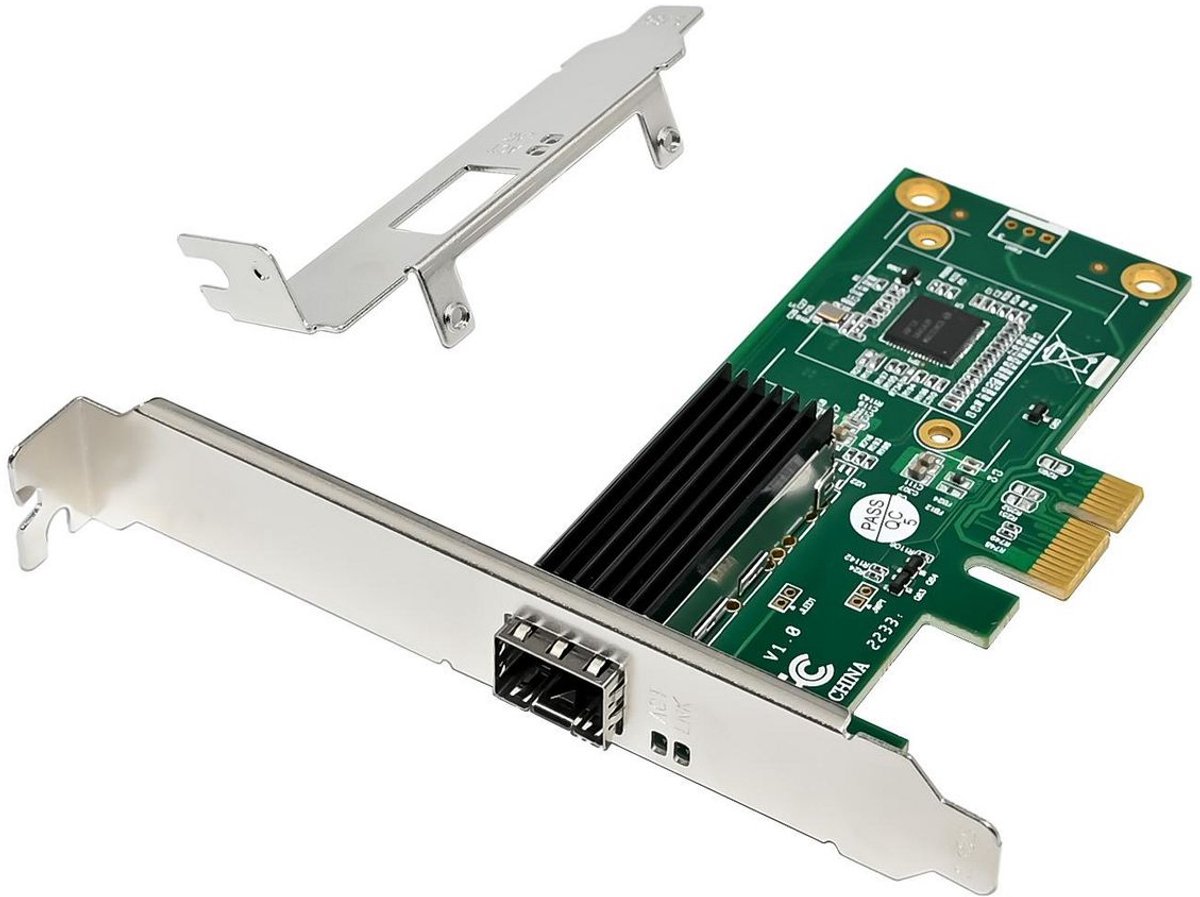 Microconnect MC-PCIEX1-I210-F1 netwerkkaart Intern Fiber 1000 Mbit/s