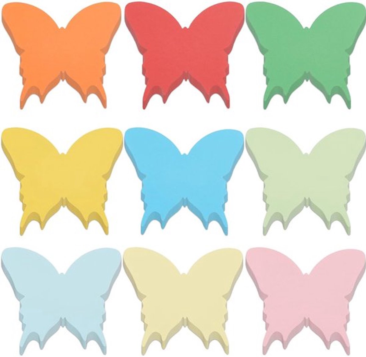 72 Stuks 6 Inch Vlinder Papieren Cutouts - Kleurrijke Decoratieve Knipvormen Voor School En Klaslokalen