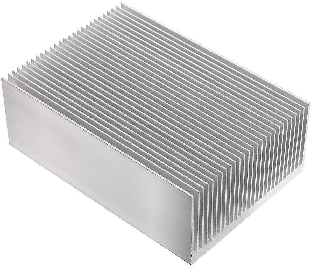 Aluminium Koelprofiel - Koellichaam Vinnen - Componenten Koelen - 23 Koelvinnen - 100x69x36mm - Zilver