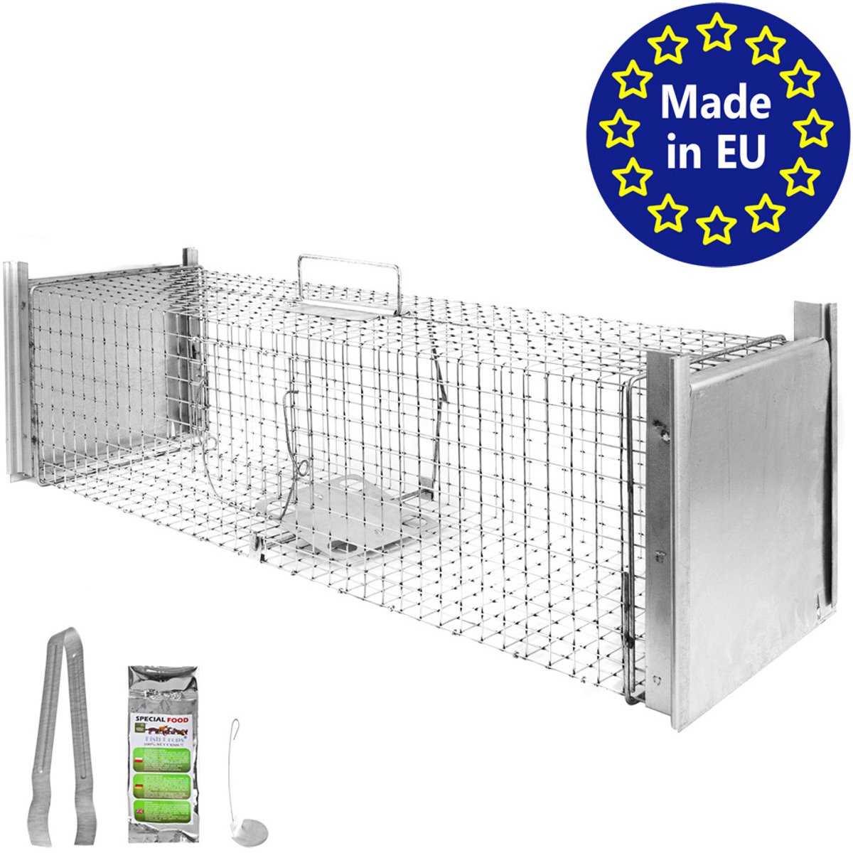 Live Trap Marter Rat Trap Live Wezel Tuin Konijnenverdediging Verplaatsingsval Huisaccessoires Otter Repel Zolder 102 x 26 x 26 Stabiele Petigi