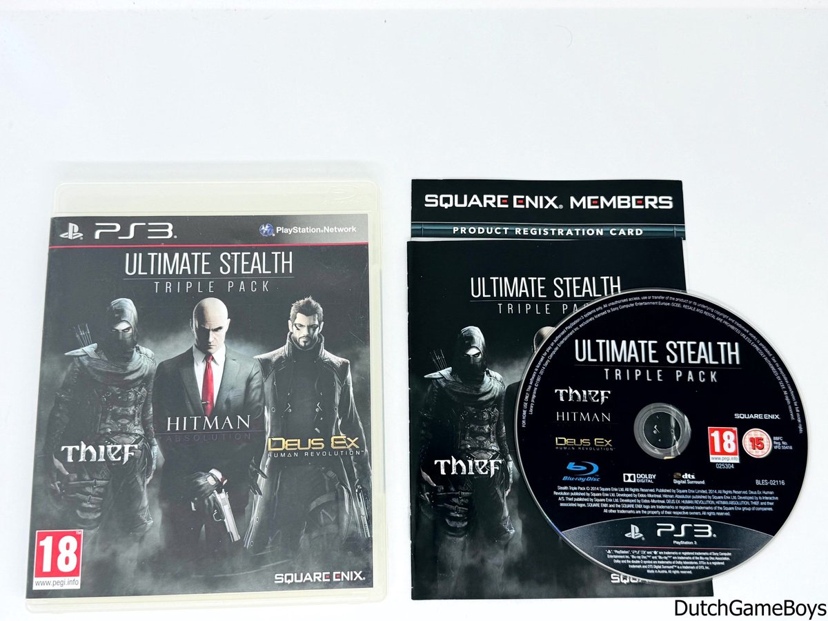 Playstation 3/ PS3 - Ultimate Stealth - Triple Pack - English