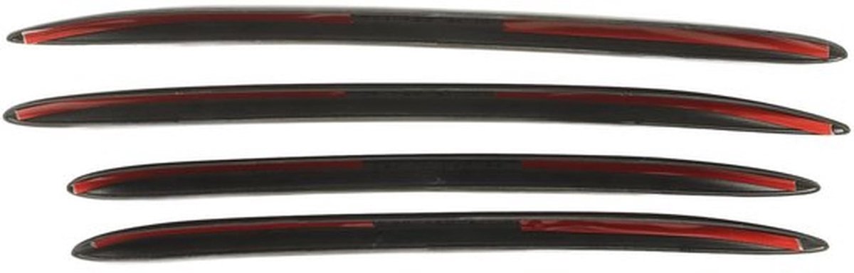 4-delige set glanzend zwarte mistlamp trim strips voor C Klasse W206 2022 en later, stijlvolle decoratie en vervanging voor auto mistlampen