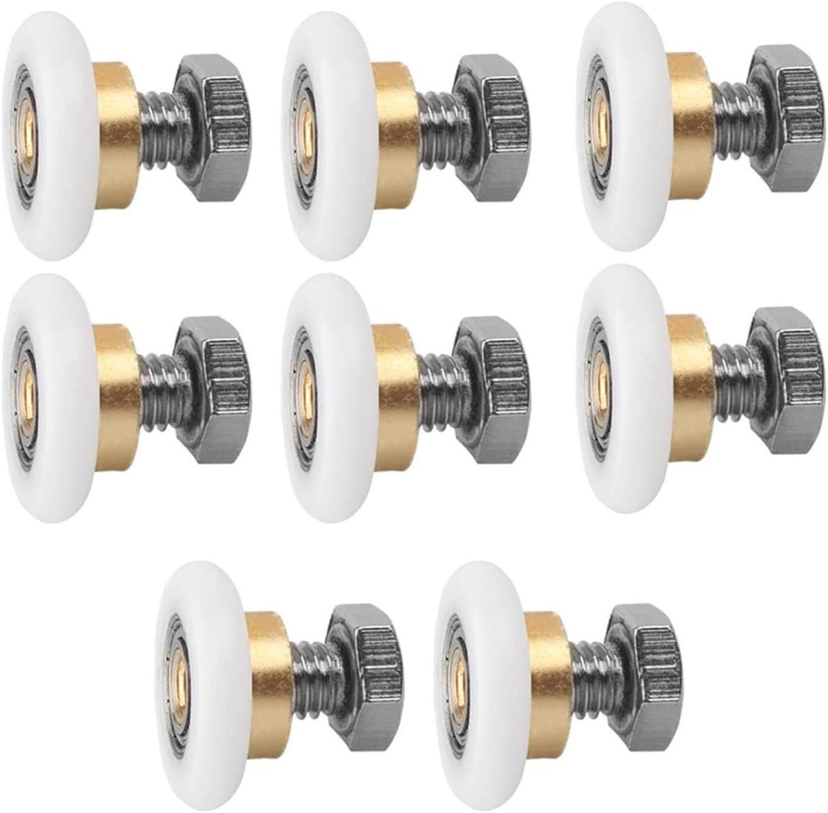 Vervangende wielen en pulleys voor schuifdeuren van douchecabines - 23mm vervangingsonderdelen voor optimale functionaliteit en soepel gebruik