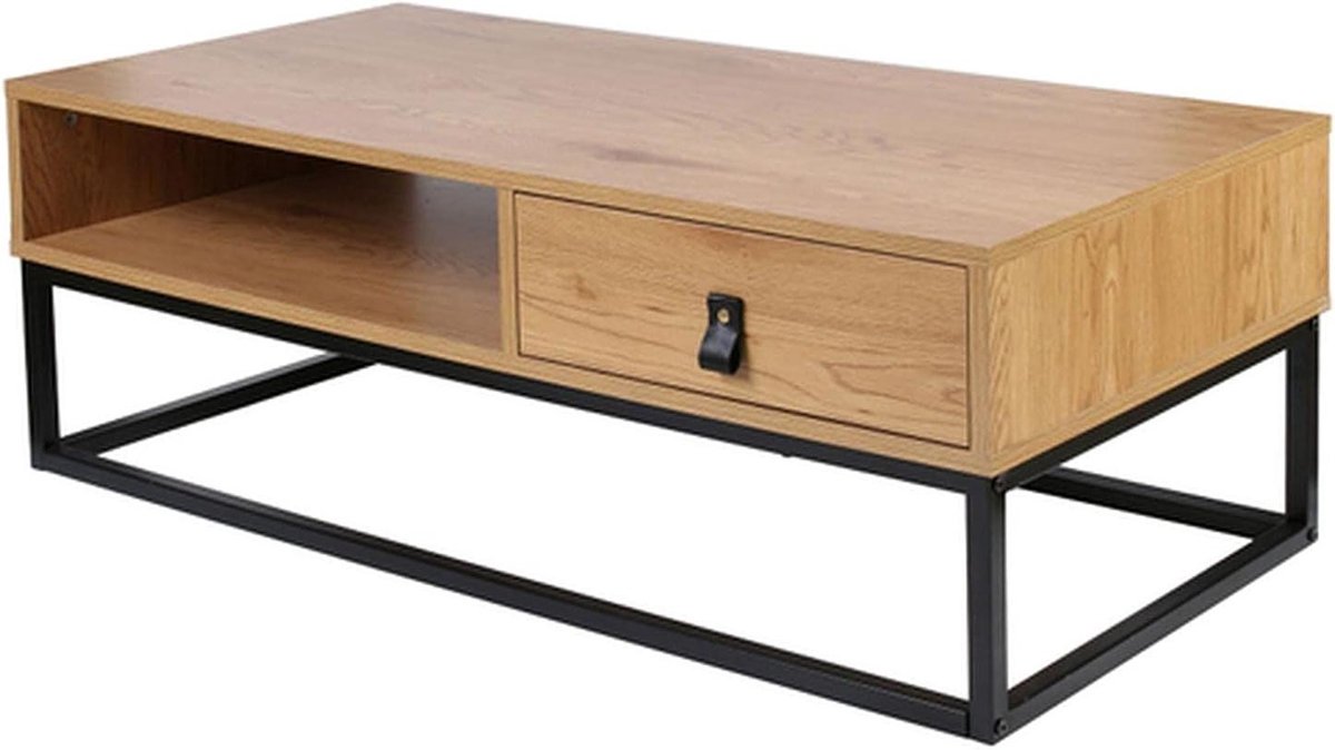 Salontafel - Koffietafel - Woonkamer Inrichten - Met Lade - 100 x 50 x 36 cm - Bruin