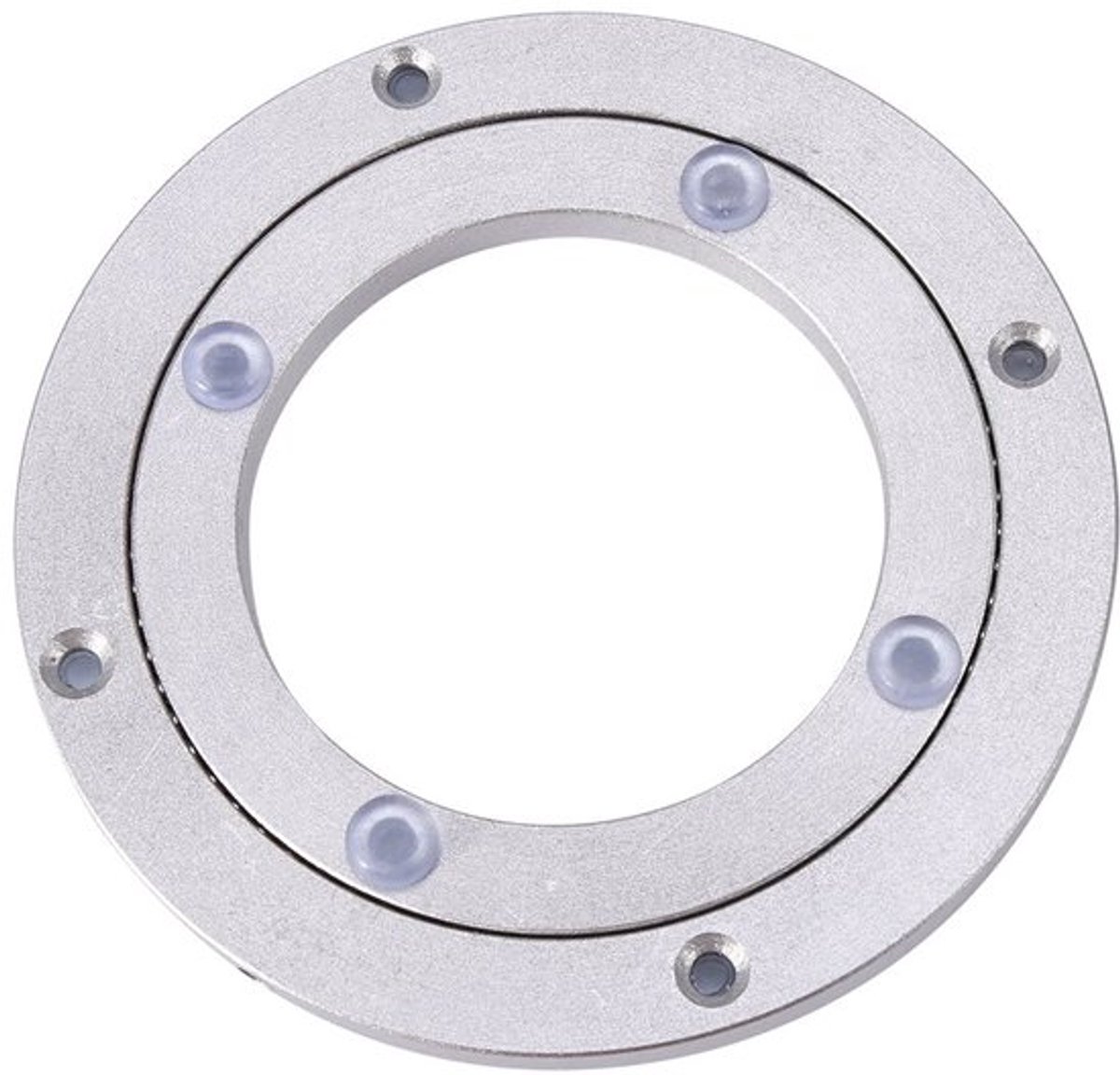 Aluminium Draaitafel Lager, Luie Susan Heavy Duty Roterende Draaitafel Ronde Eettafel Gladde Draaiplaat Eettafel (6 inch)