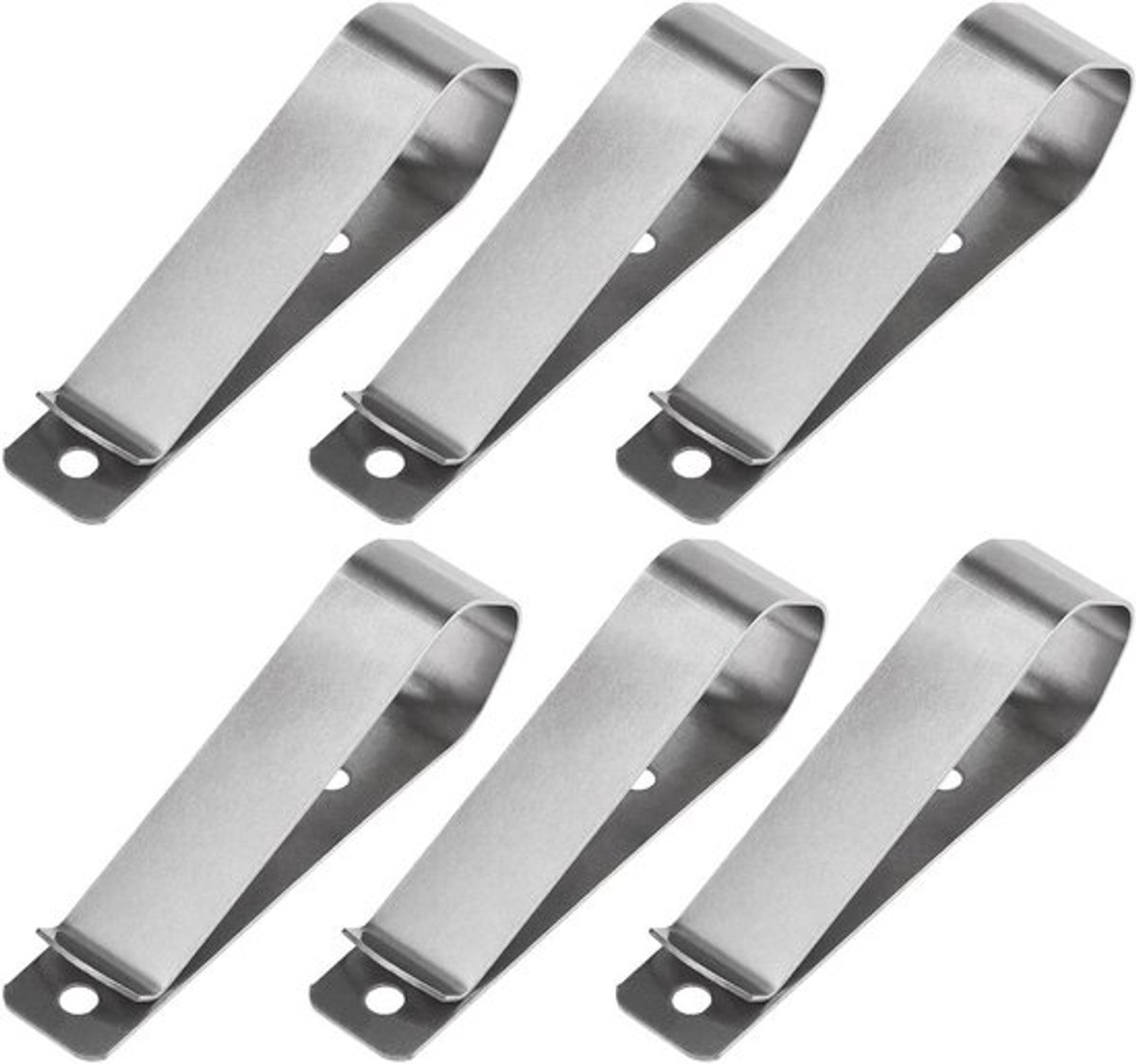 Garagedeur Afstandsbediening - Opener - Zonneklep Opslag Clip - Vervangen - Roestvrij Staal - Compatibel - Zilver.