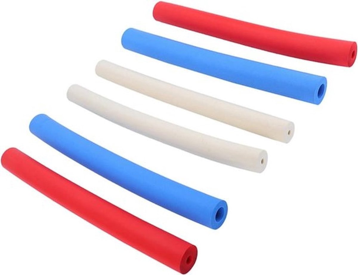 - Oudere Personen - Comfortabele Penhouder - Schuimhendige Mouwklep - Ergonomisch - Niet-slip - Gemakkelijk te Reinigen - Geschikt voor Verschillende Pennen - Zes Stuks