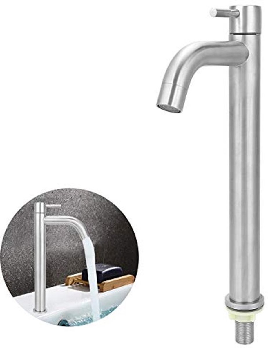 G1/2 minerale enkele koude kraan enkele handgreep enkel gat water gootsteen kraan voor keuken badkamer buiten tuin bar