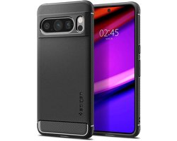 Spigen Rugged Armor Hoesje voor de Google Pixel 8 Pro - Back Cover met Air Cushion Zwart