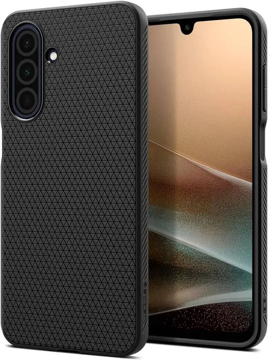 Coque arrière Spigen Liquid Air pour Samsung Galaxy A26 - Noir mat