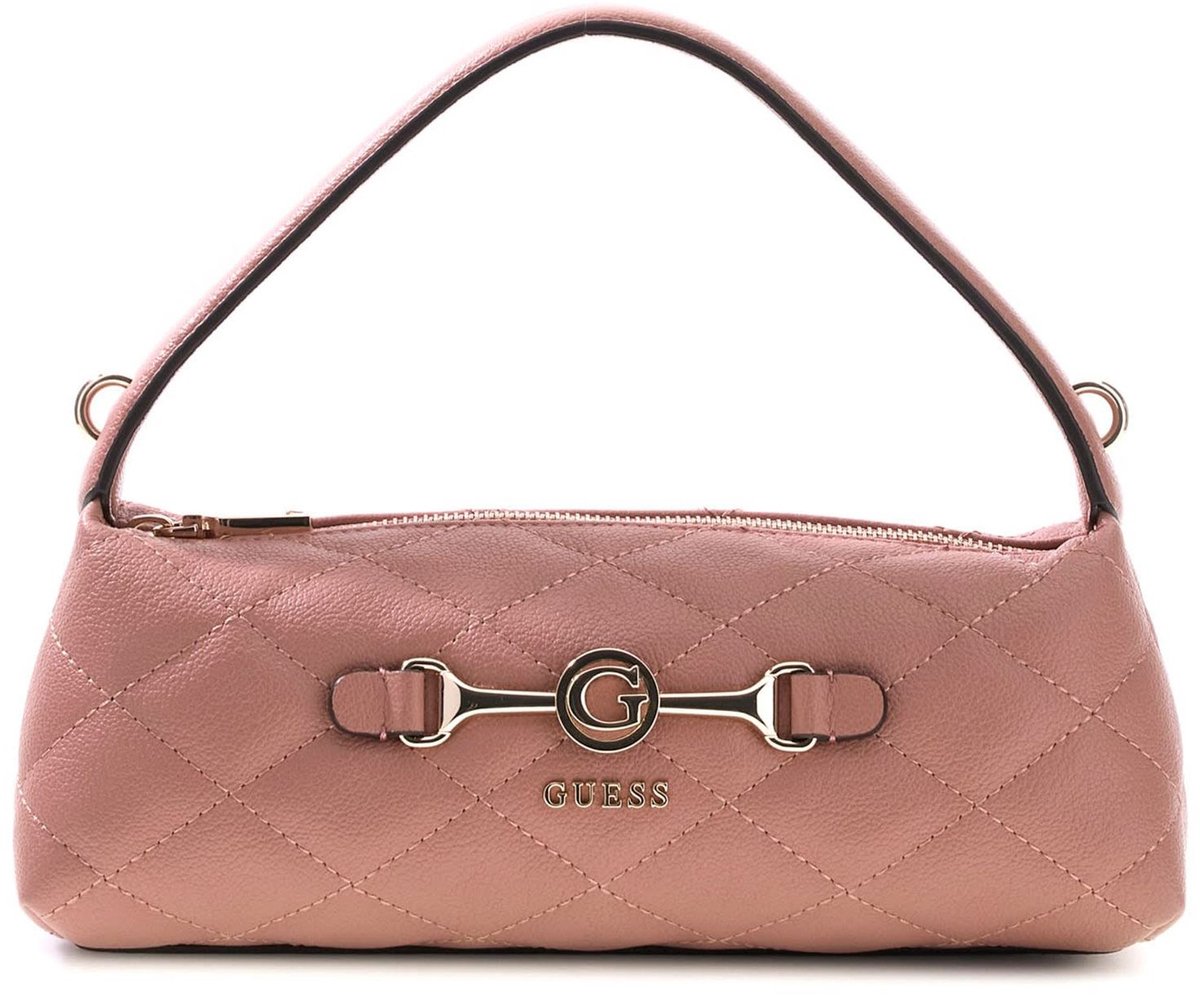 GUESS schoudertas Frances Mini Top Zip Crossbody Bag Rosewood oud roze