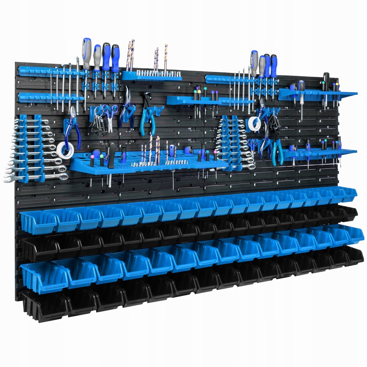 Gereedschapswand Garage met 68 Bakken - 156x78cm