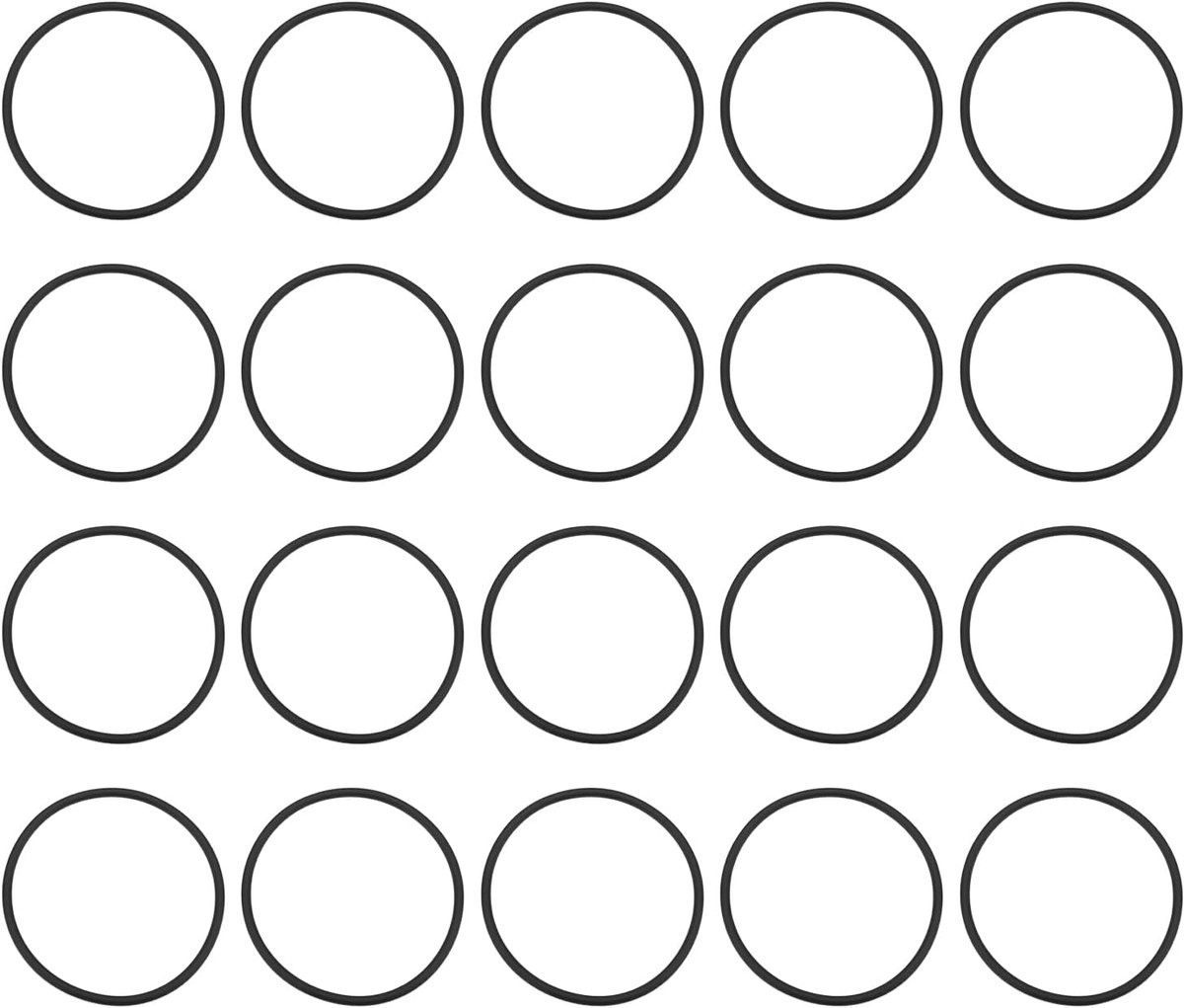 O-ringen 110mm OD - nitrile rubber - 5mm breed - ideaal voor waterdichte afdichtingen - m-winkel