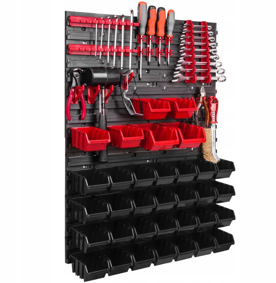 Gereedschapswand 58x78cm met 34 Bakjes - Werkplaats & Garage Organizer