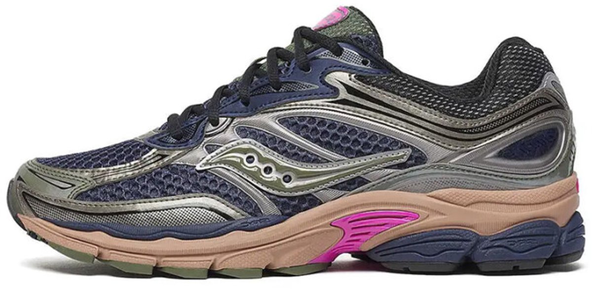 Saucony Progrid Omni 9 Woman Sneakers - Mesh - Dames - Blauw - Maat 37