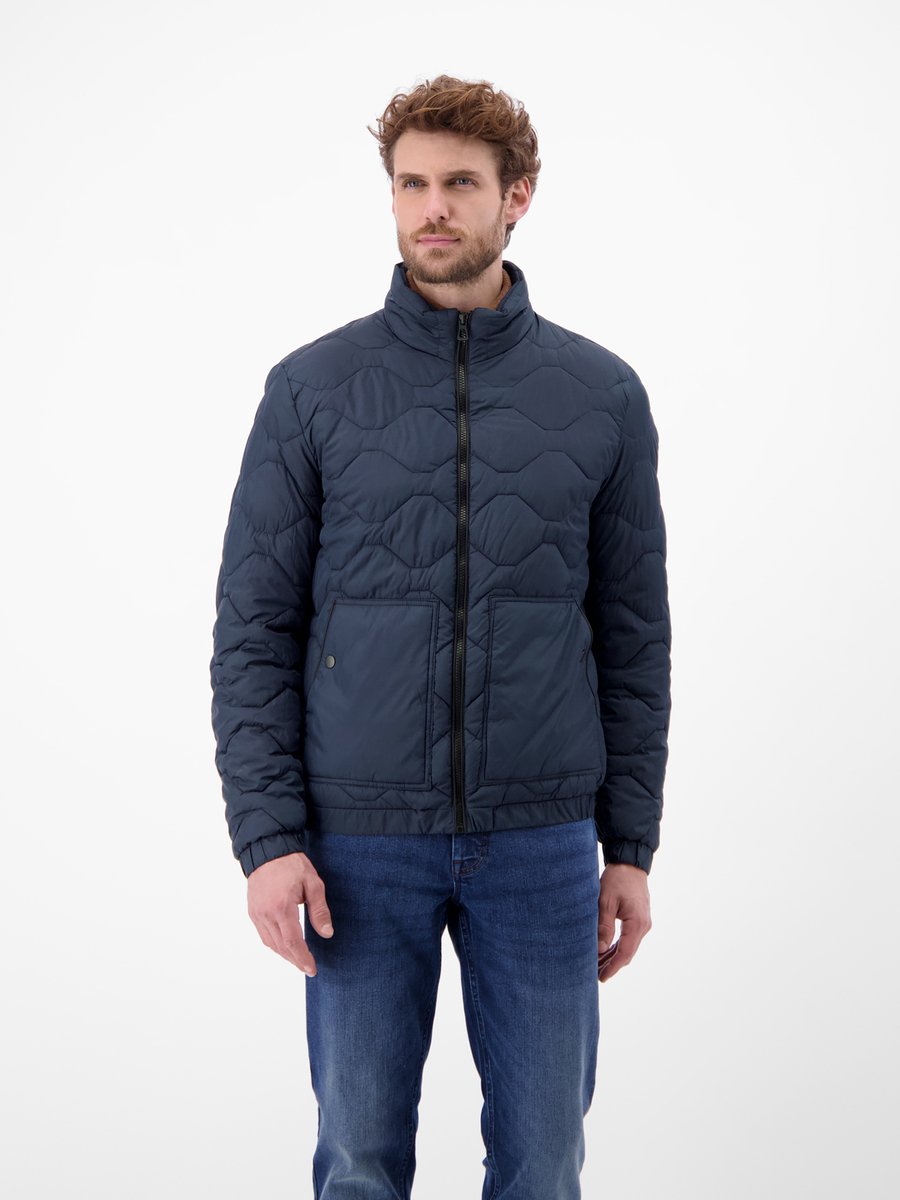 LERROS Gewatteerde jas voor heren , Maat: XL , Kleur: CLASSIC NAVY , 100% polyester