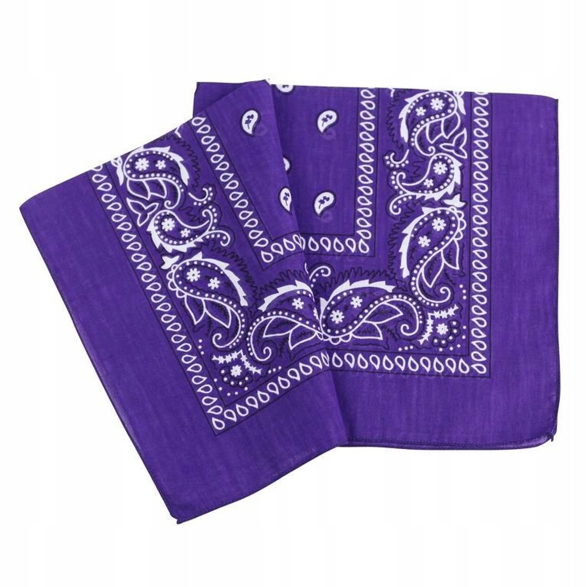 Paarse Bandana Sjaal 100% Katoen - Veelzijdig Gebruik
