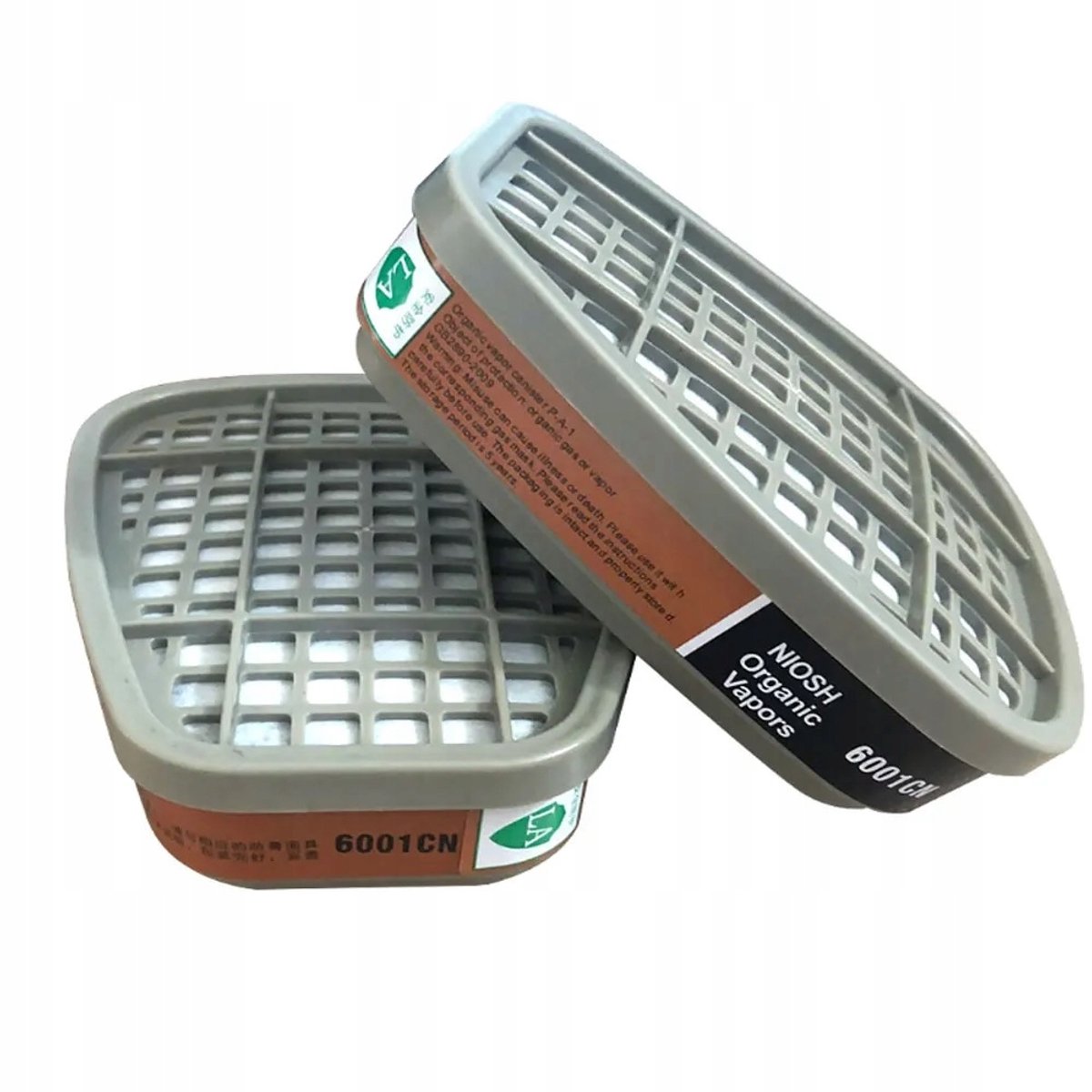Koolstoffilter 6001 voor Masker 6200, 7502, 6800 - 2 Stuks