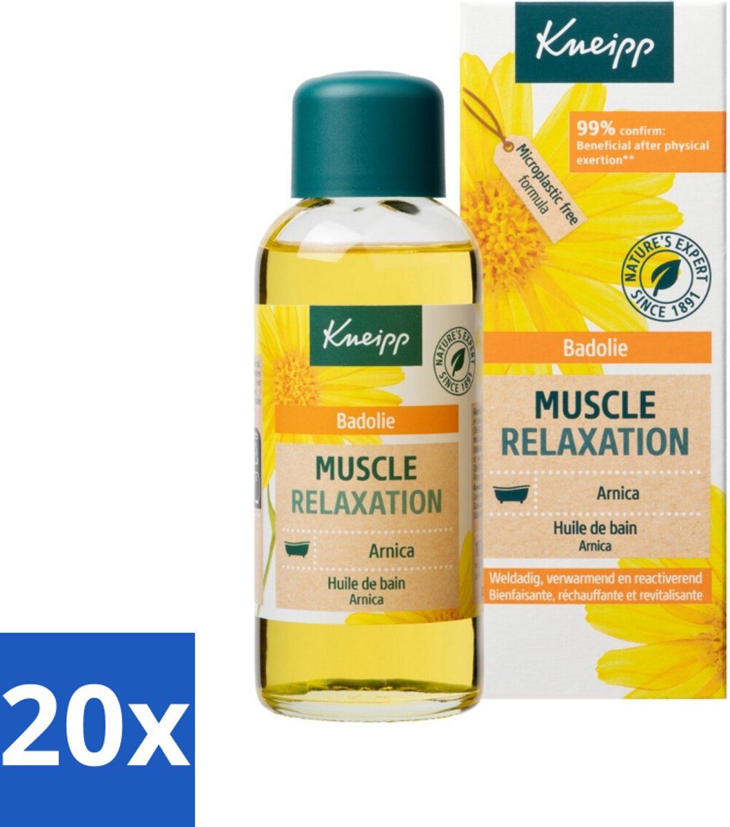 Kneipp - Badolie - Arnica - Voor spieren en gewrichten - 100 ml - Bulkverpakking - 20 stuks